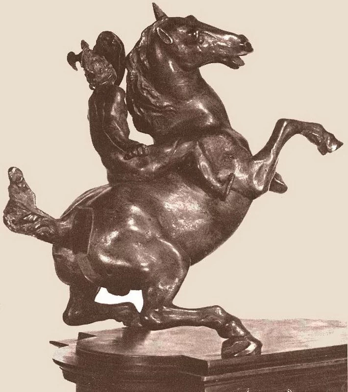 52-Statua equestre-Szépmûvészeti Múzeum, Budapest